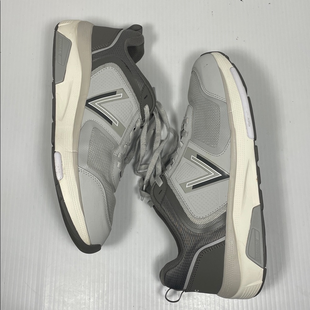 Vionic Women’s Walk Strider Walking Sneaker Size 11 Gray Lace Up Leather Mesh - Picture 8 of 15